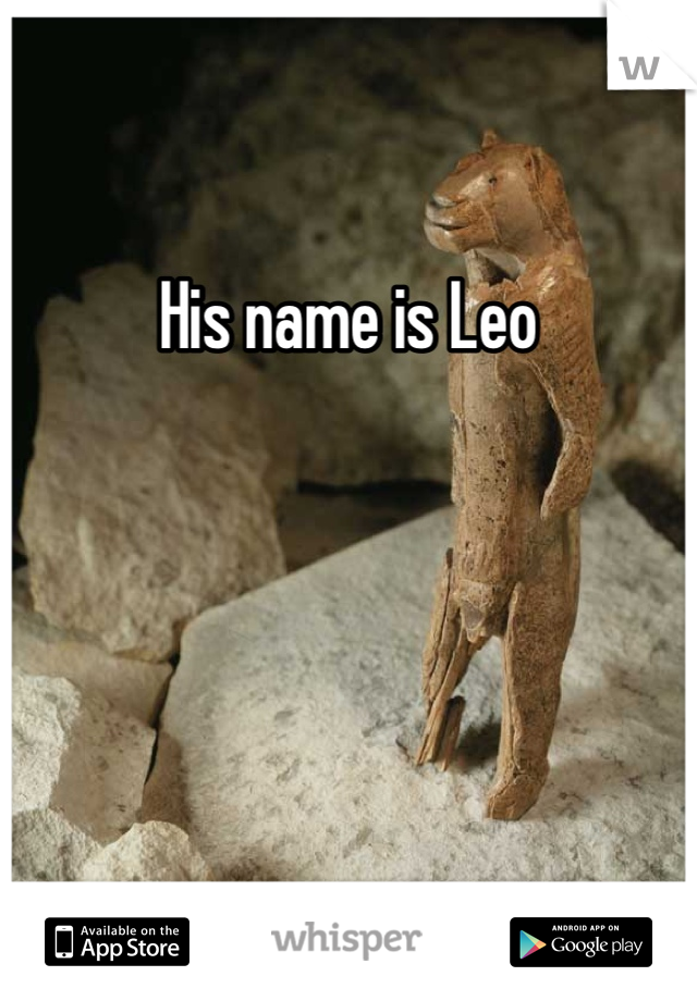 His name is Leo