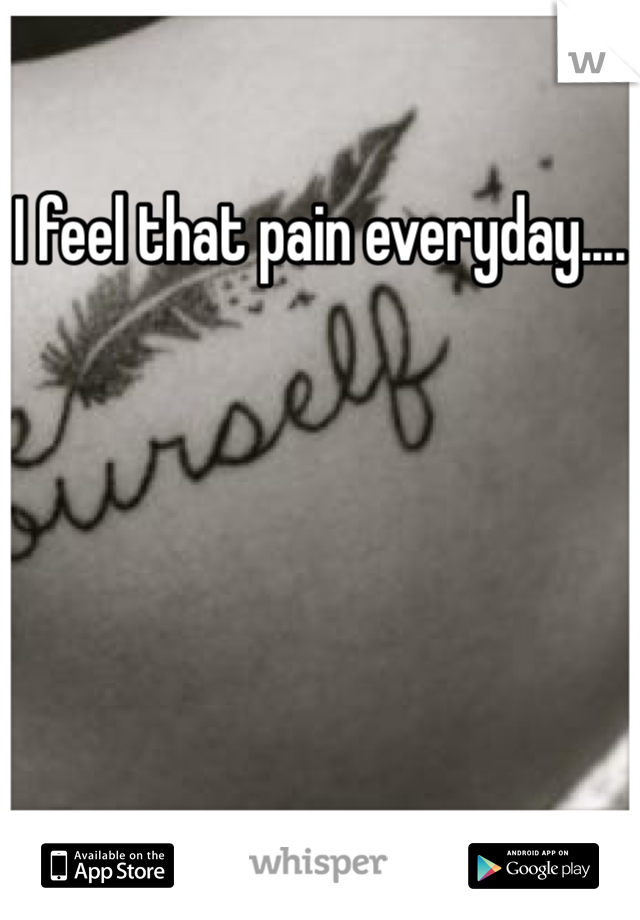 I feel that pain everyday....