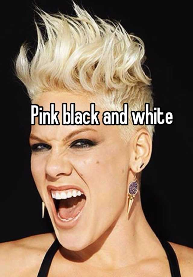 pink-black-and-white