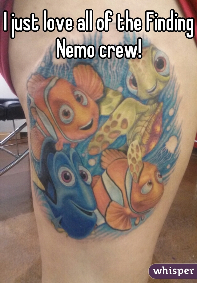 I just love all of the Finding Nemo crew! 