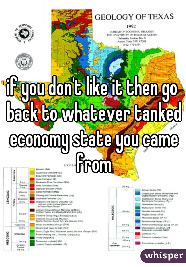 if you don't like it then go back to whatever tanked economy state you came from