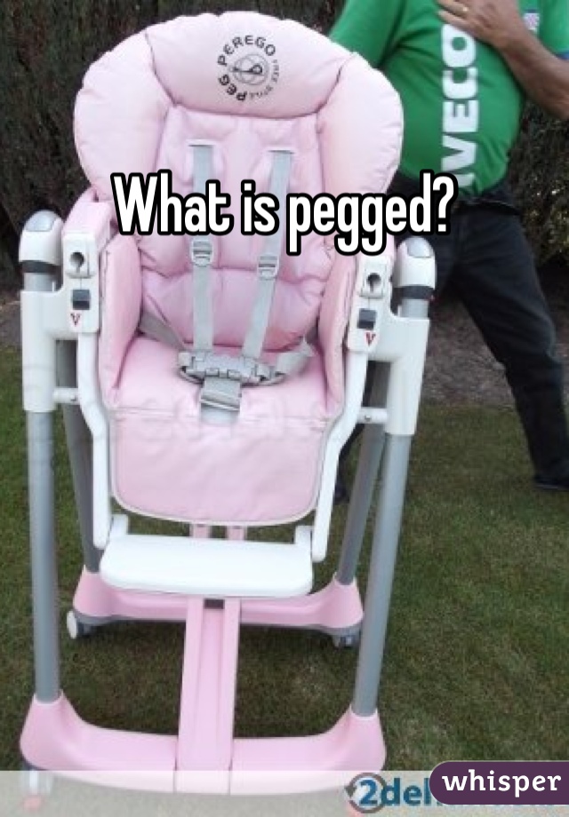 What is pegged?
