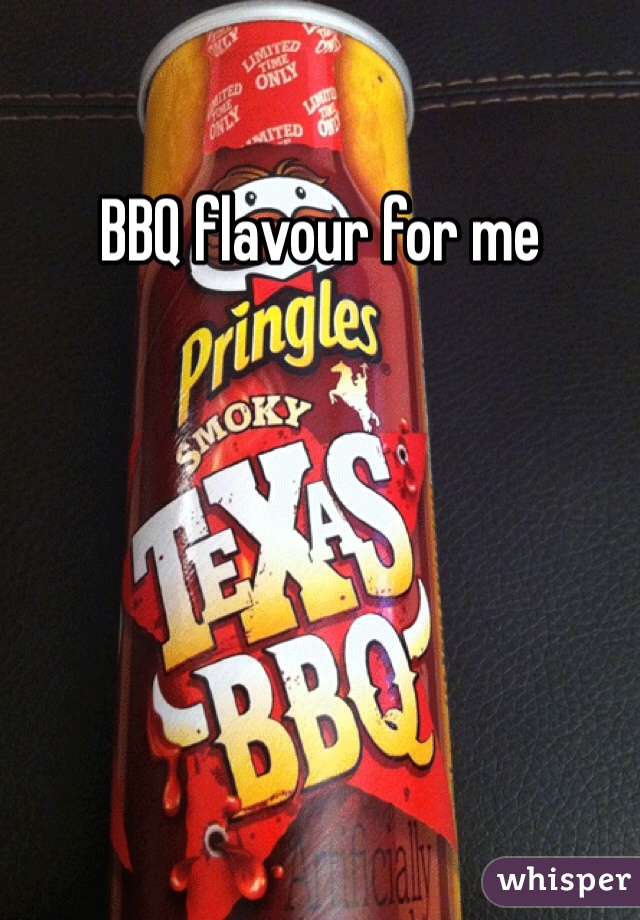 BBQ flavour for me