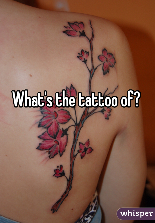 What's the tattoo of?