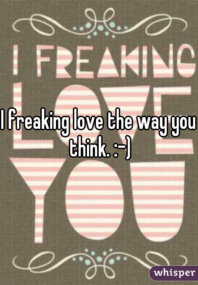 I freaking love the way you think. :-)