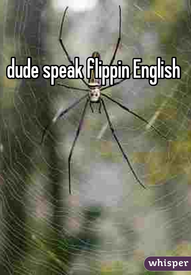 dude speak flippin English 