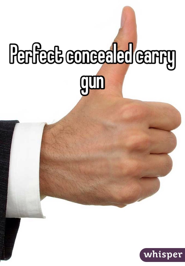 Perfect concealed carry gun