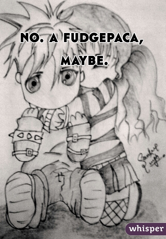 no. a fudgepaca, maybe.