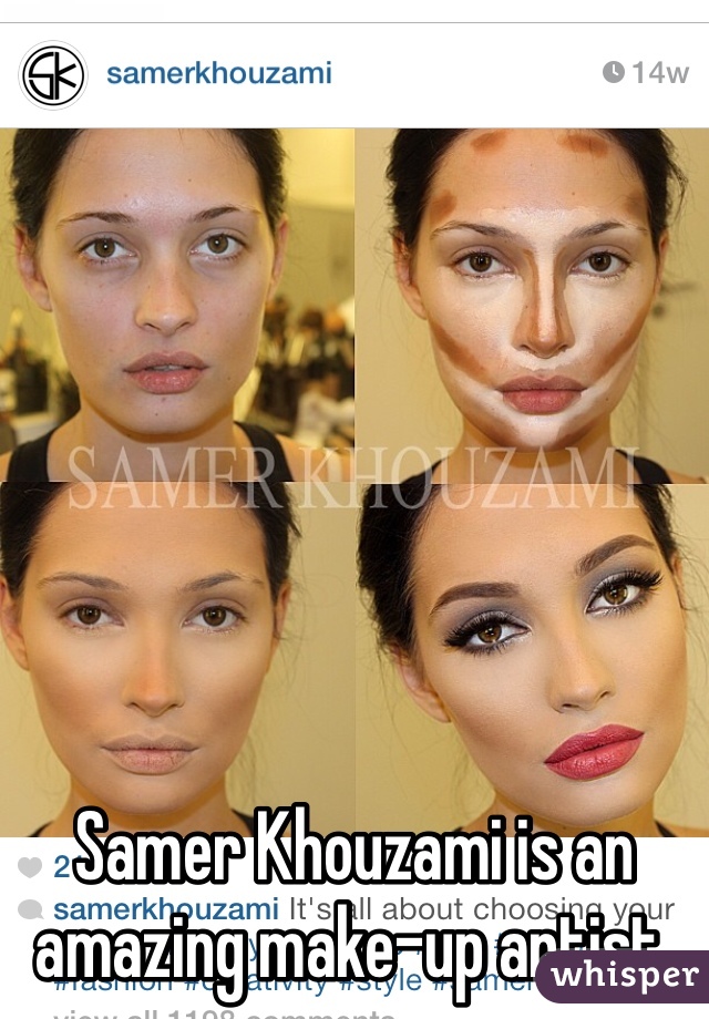 Samer Khouzami is an amazing make-up artist. 