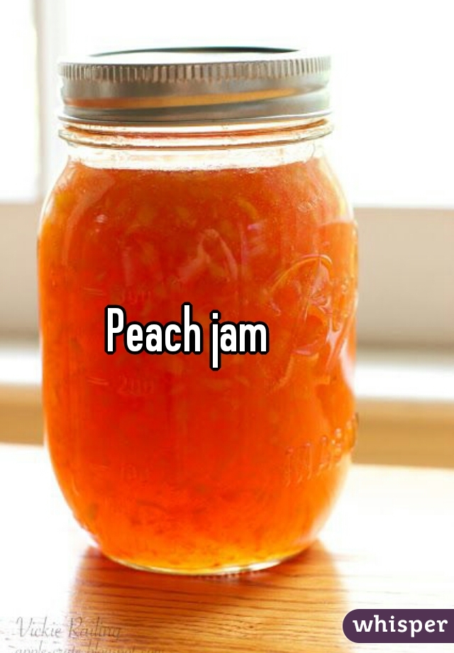 Peach jam