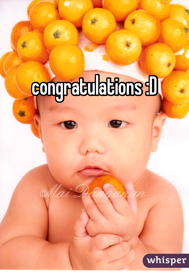 congratulations :D
