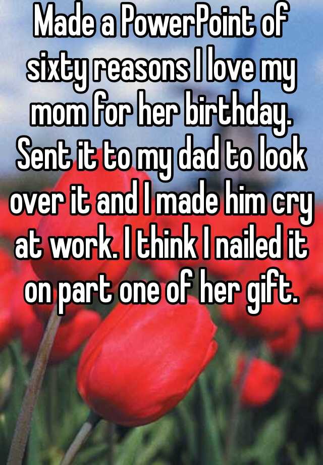 What To Paint Your Mom For Her Birthday