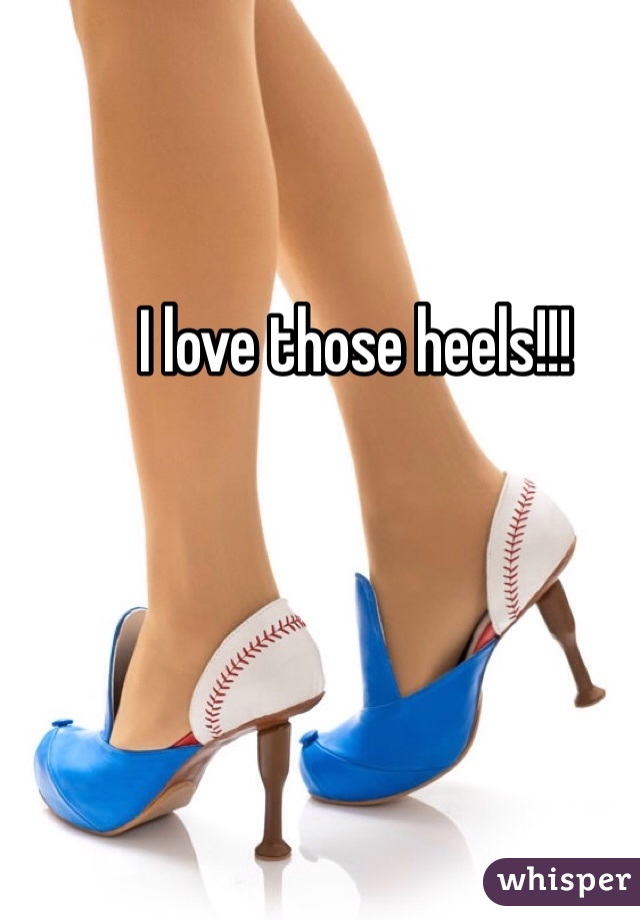 I love those heels!!!