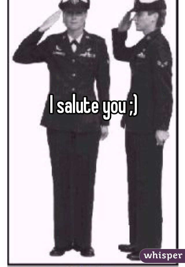 I salute you ;)