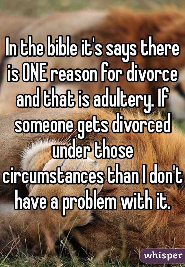 In the bible it's says there is ONE reason for divorce and that is adultery. If someone gets divorced under those circumstances than I don't have a problem with it. 