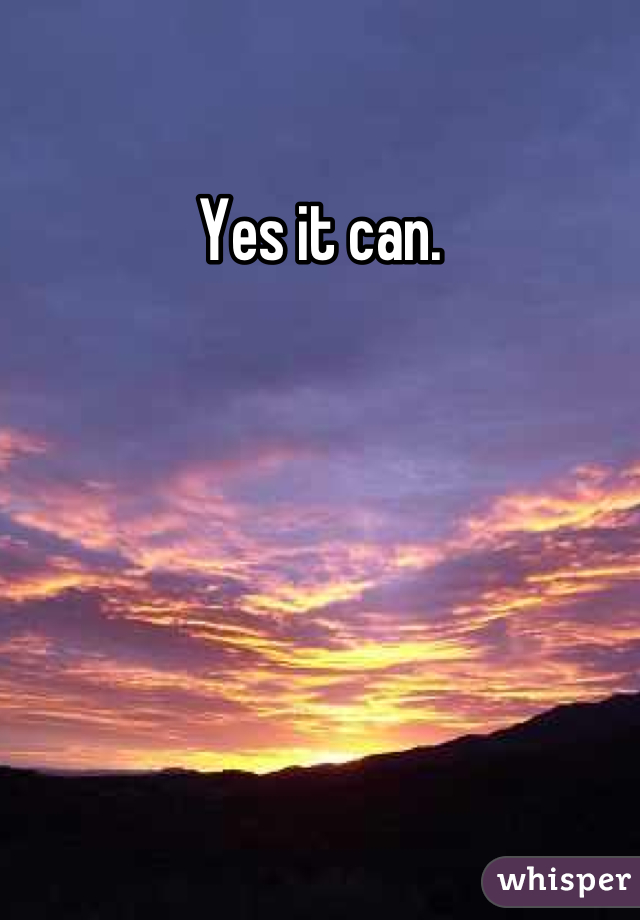 Yes it can.