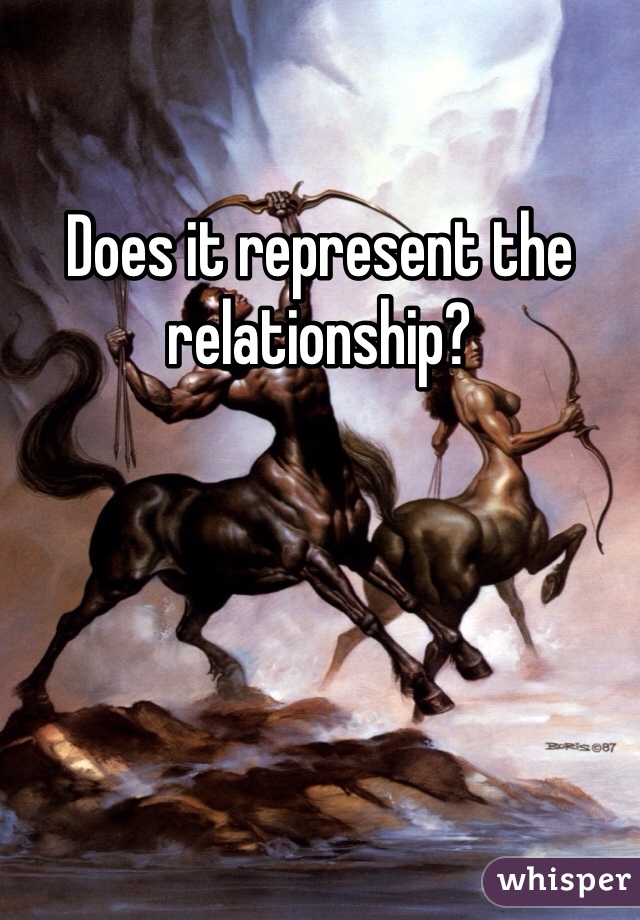 Does it represent the relationship?