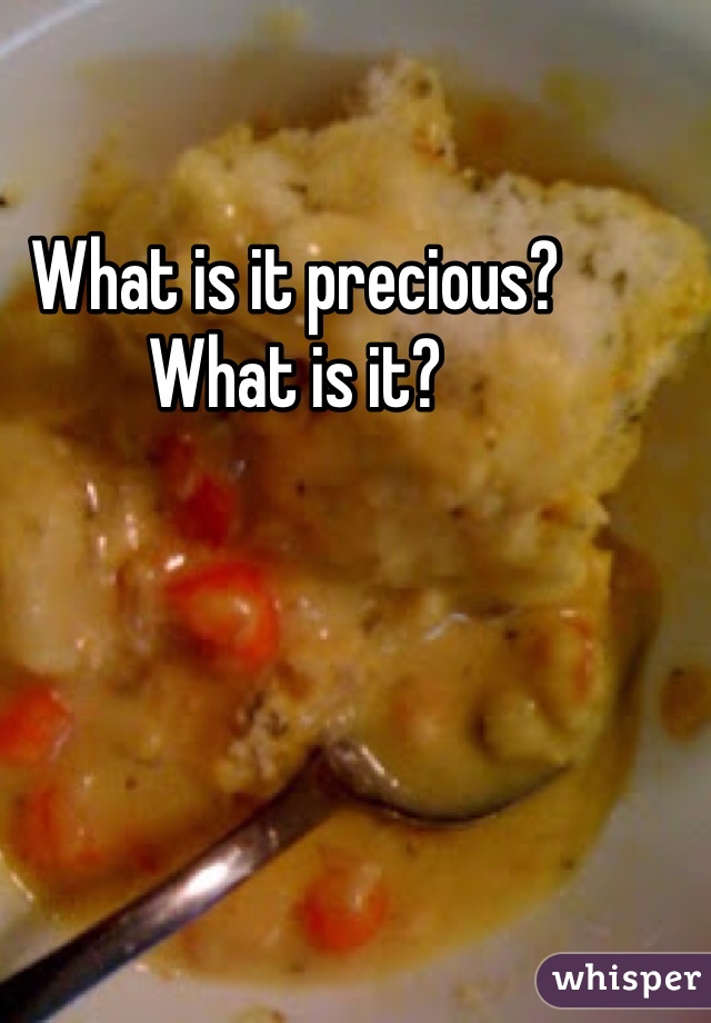 What is it precious? What is it?