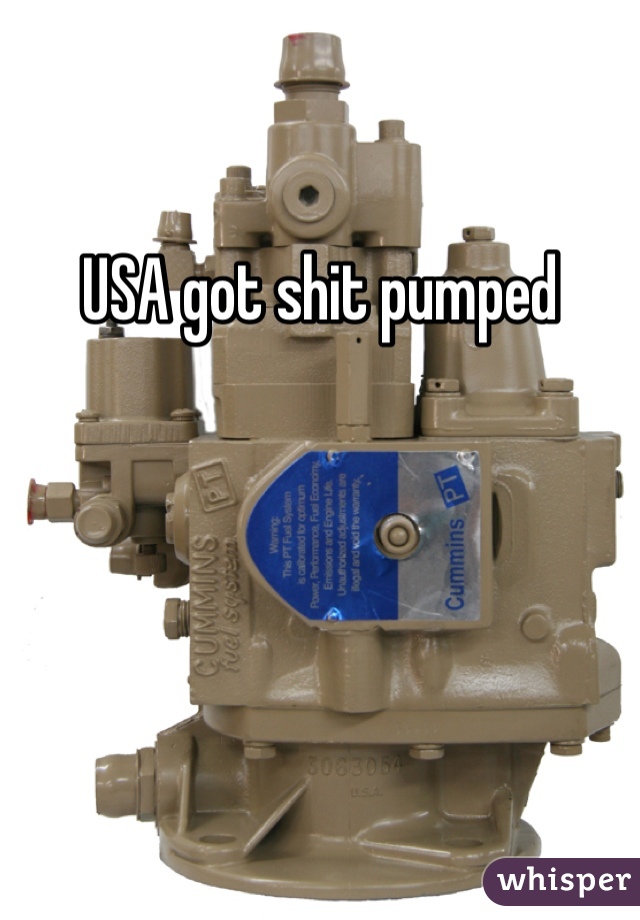 USA got shit pumped