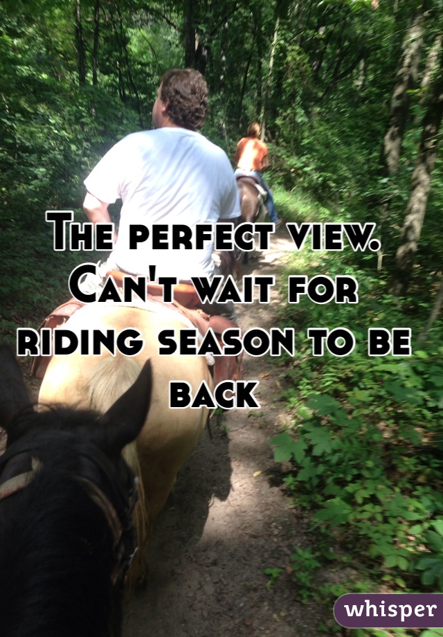The perfect view. Can't wait for riding season to be back
