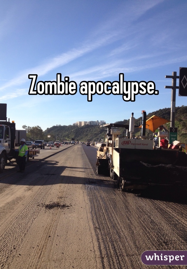 Zombie apocalypse.