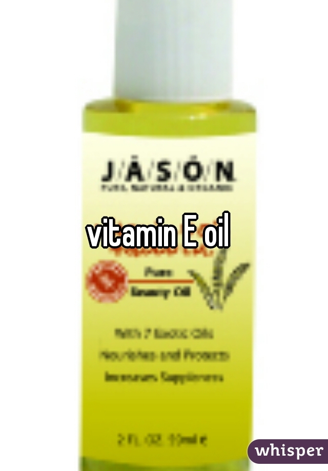 vitamin E oil