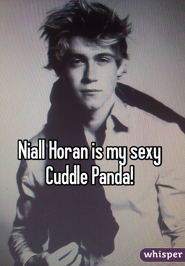 Niall Horan is my sexy Cuddle Panda! 