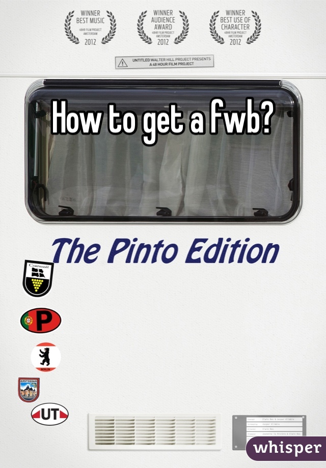 How to get a fwb?