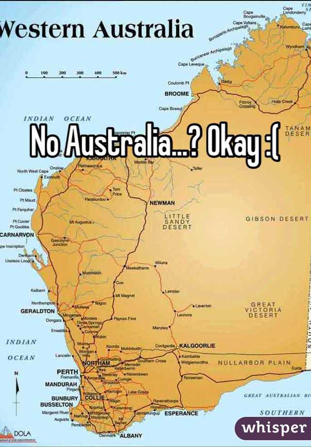 No Australia...? Okay :(