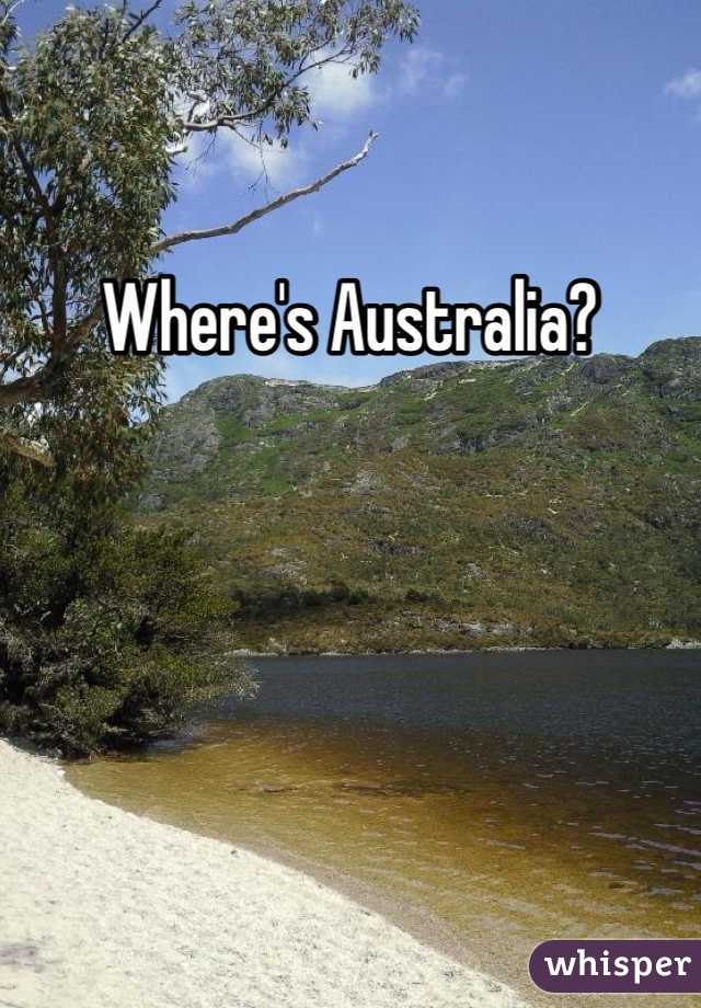 Where's Australia? 