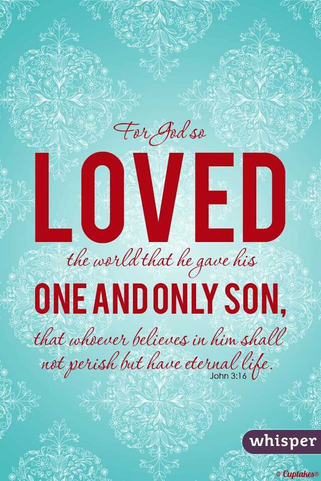 john 3:  16