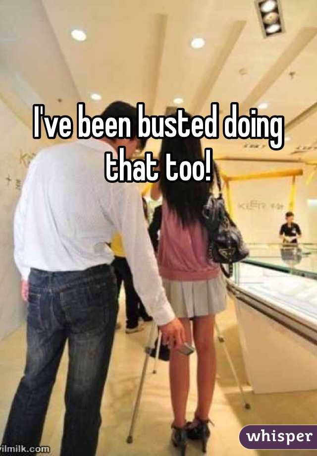 I've been busted doing that too! 