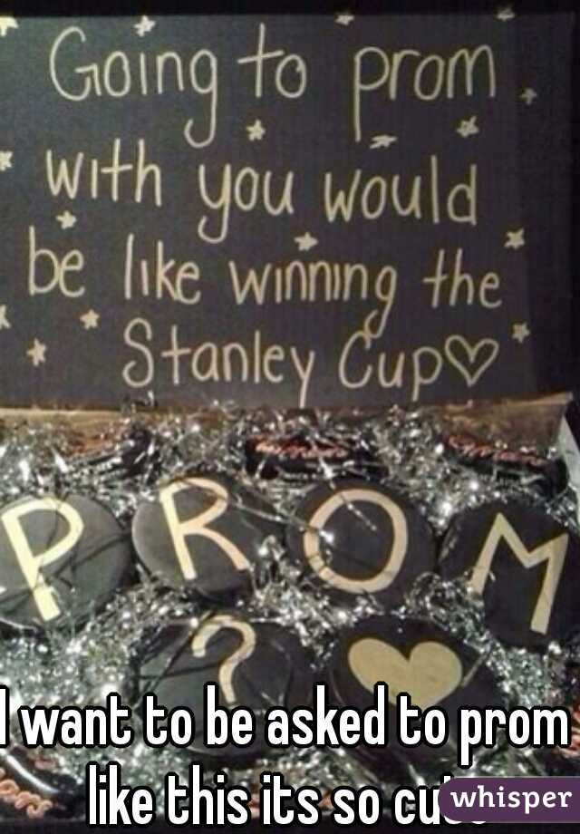 I want to be asked to prom like this its so cute