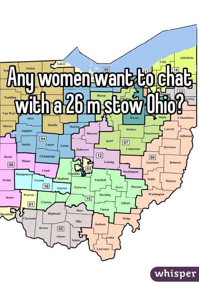 Any women want to chat with a 26 m stow Ohio?