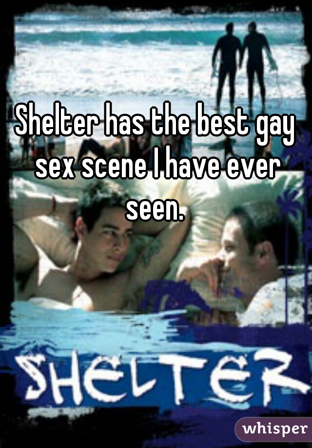 Shelter has the best gay sex scene I have ever seen. 