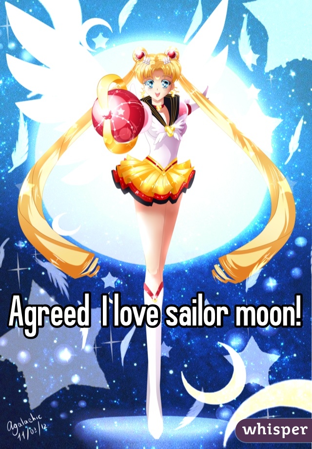 Agreed  I love sailor moon! 