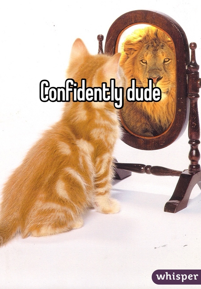 Confidently dude