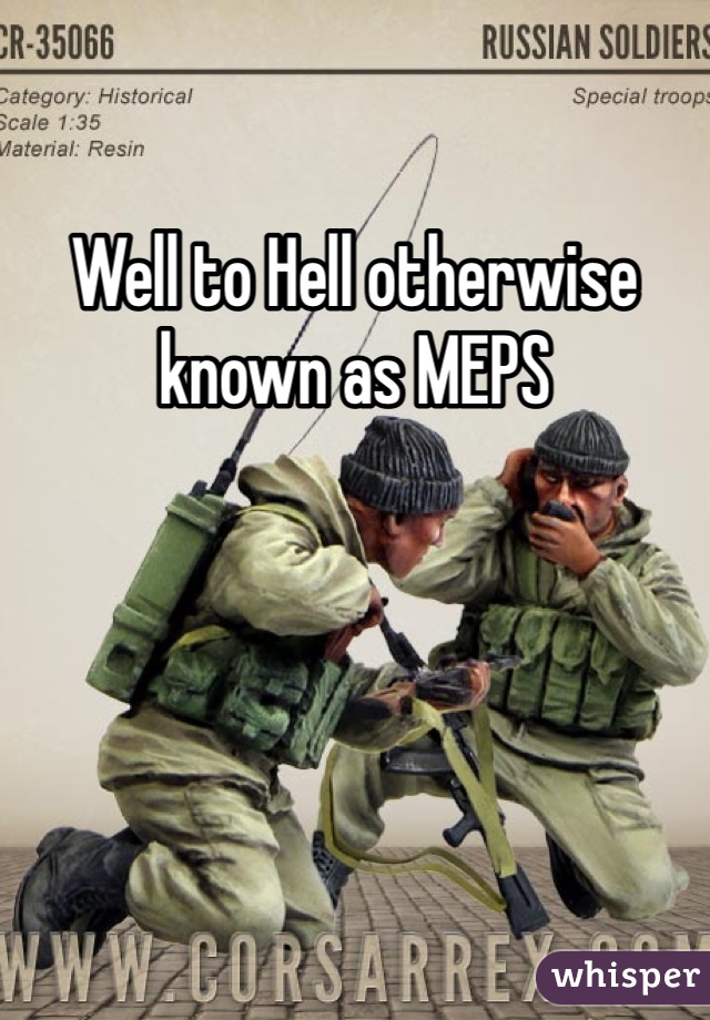 Well to Hell otherwise known as MEPS 