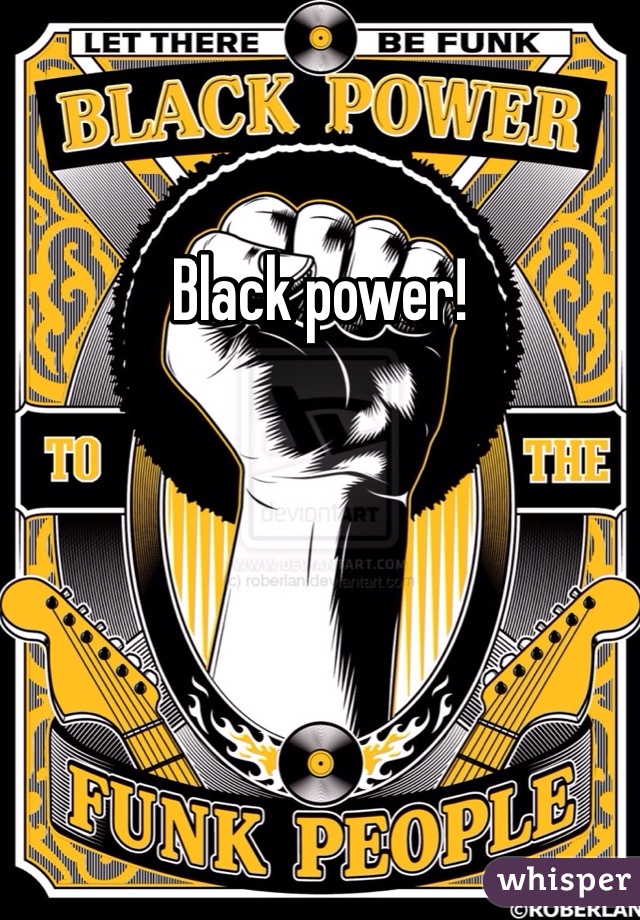 Black power! 