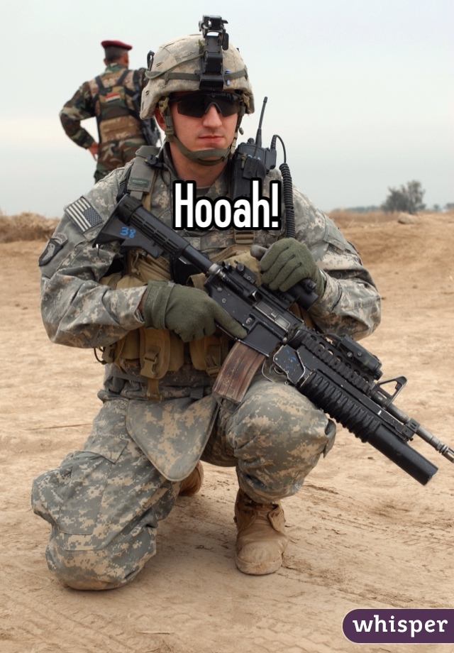 Hooah!
