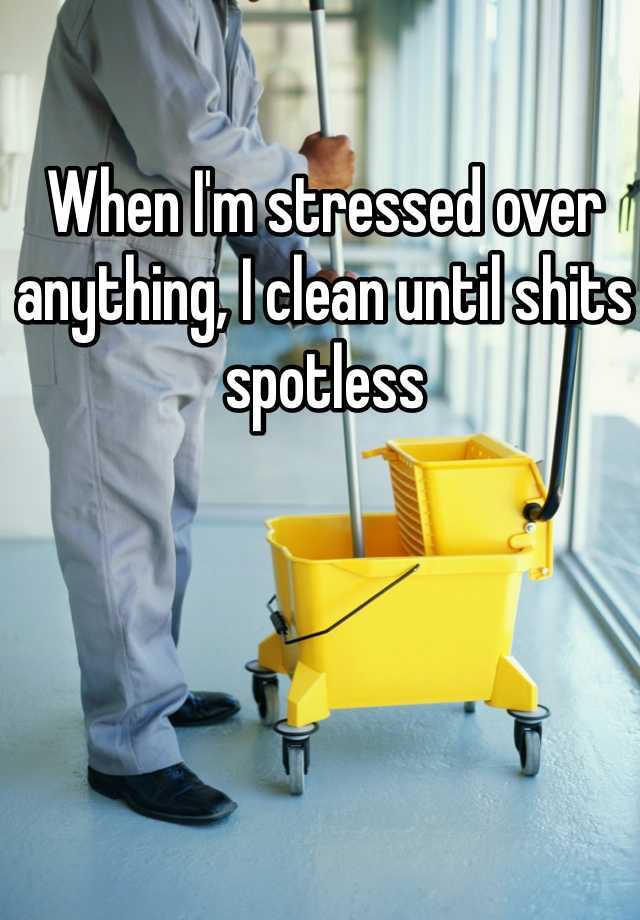 when-i-m-stressed-over-anything-i-clean-until-shits-spotless