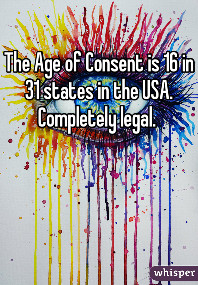 The Age of Consent is 16 in 31 states in the USA. 
Completely legal. 