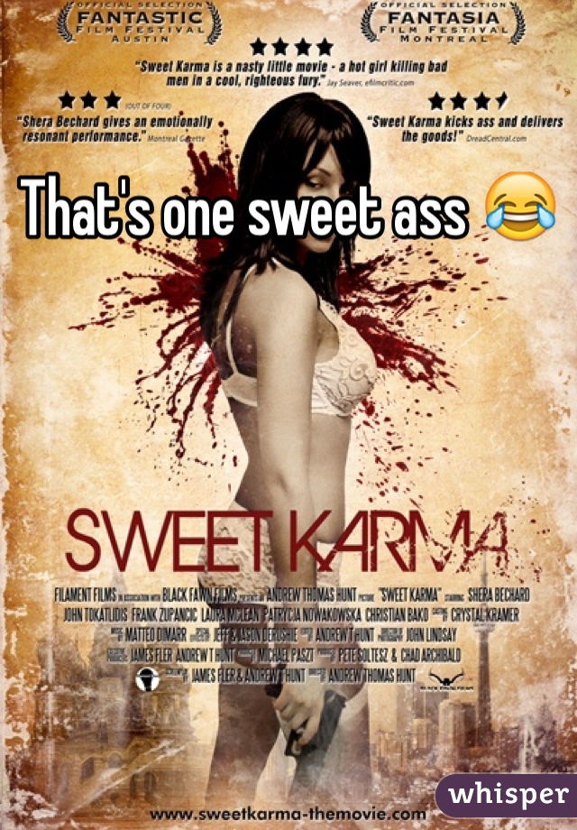 That's one sweet ass 😂