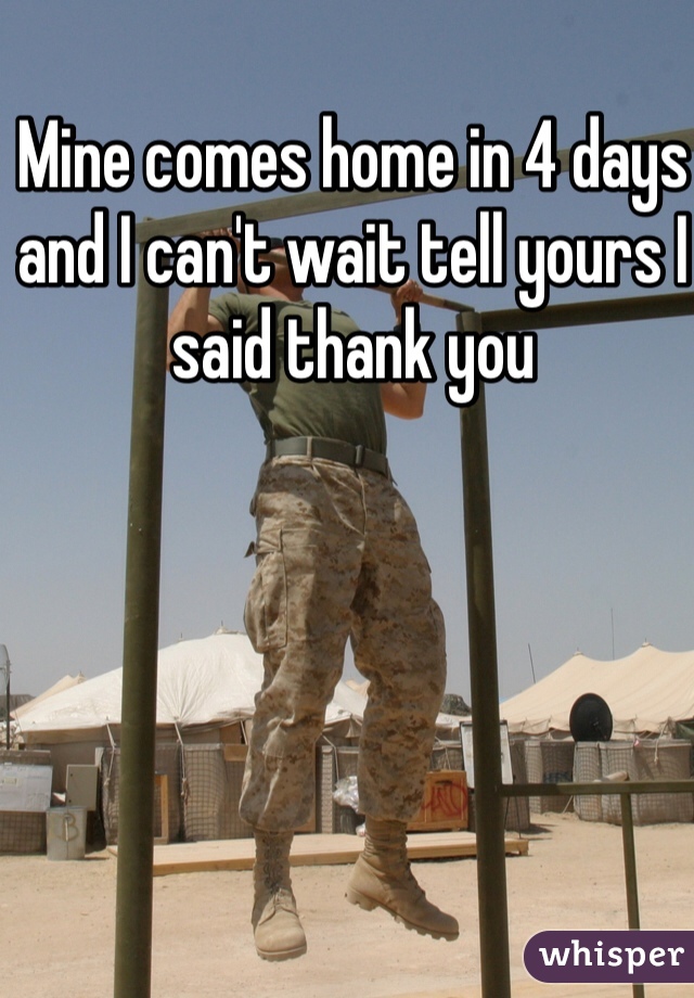Mine comes home in 4 days and I can't wait tell yours I said thank you 