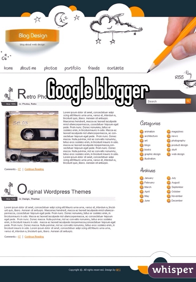 Google blogger