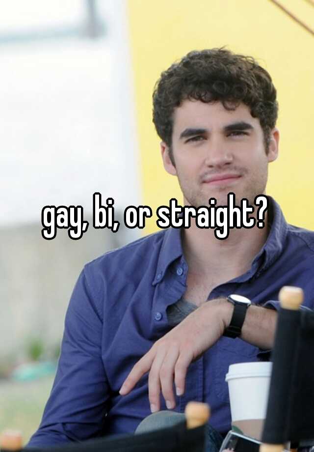 im i gay bi or straight