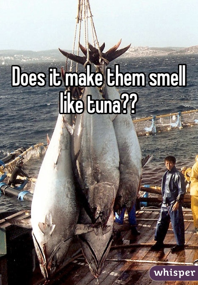 Does it make them smell like tuna??