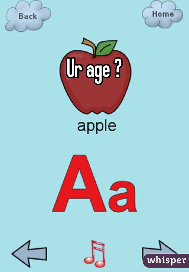 Ur age ?
