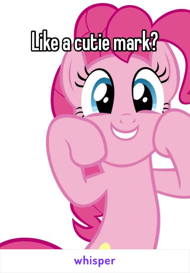 Like a cutie mark? 