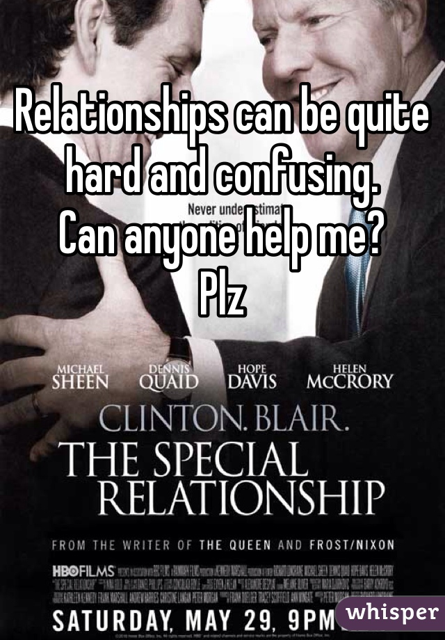 Relationships can be quite hard and confusing.
Can anyone help me?
Plz